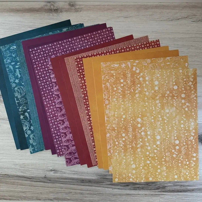 Seas the Day Patterns & Solids Paper Pack, 8.5" x 11" - Graphic 45