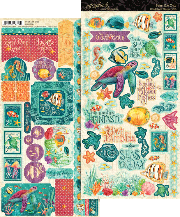 Seas the Day Sticker Set - Graphic 45