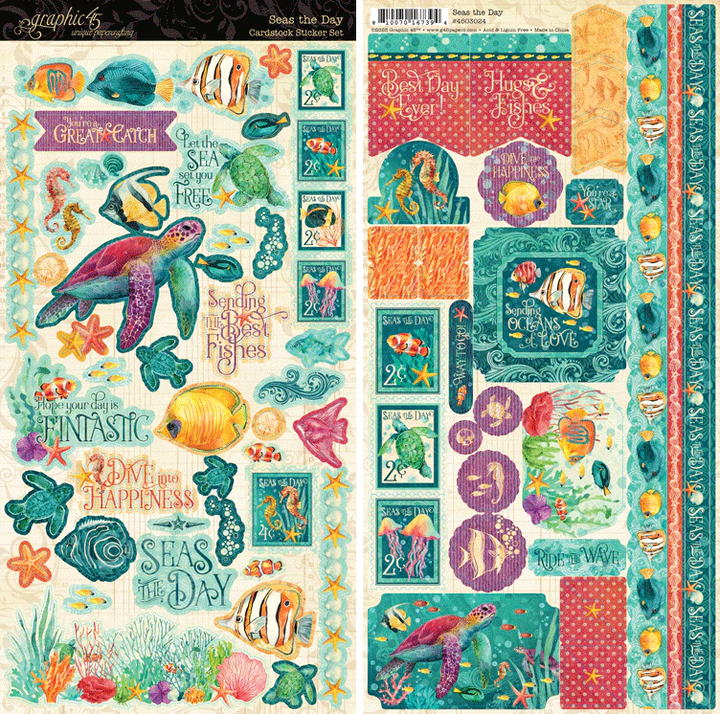 Seas the Day Sticker Set - Graphic 45