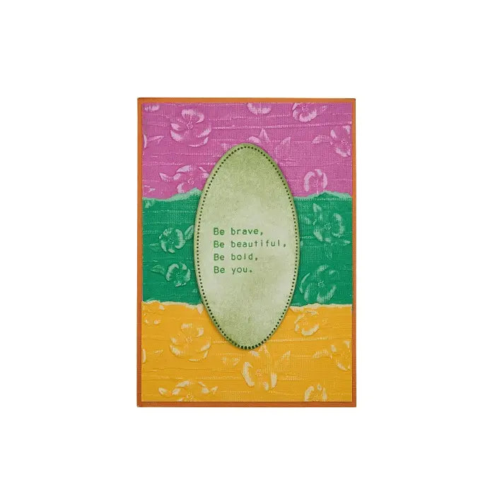 Serene Sophisticate 3-D Textured Impressions Embossing Folder by Stacey Park - Sizzix