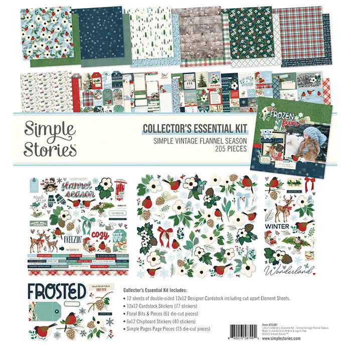 Simple Vintage Flannel Season Collector's Essential Kit - Simple Stories