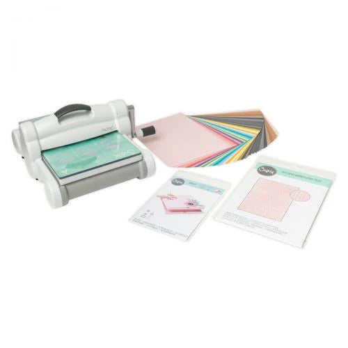 New Big Shot Plus Starter Kit  White & Gray - Sizzix