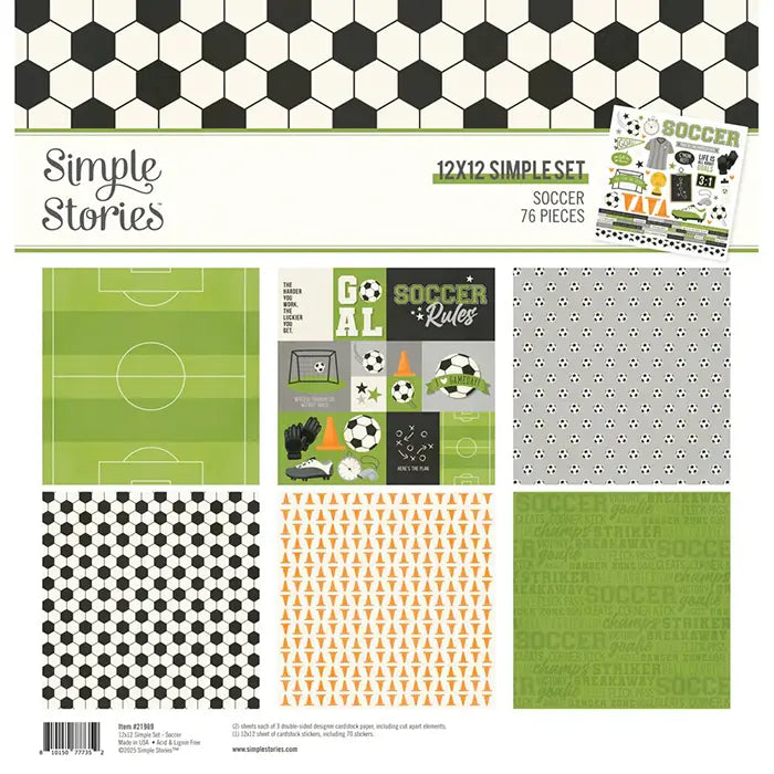 Soccer 12" x 12" Collection Kit - Simple Stories