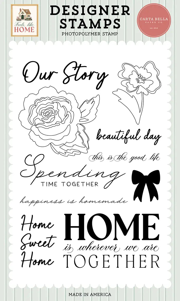 Spending Time Together Stamp Set - Feels Like Home - Carta Bella