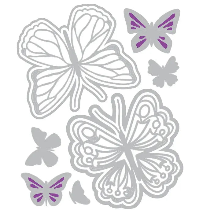 Spring Wings Thinlits Die Set - Catherine Pooler - Sizzix