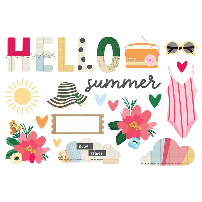 Sunny Days Simple Page Pieces - Simple Stories