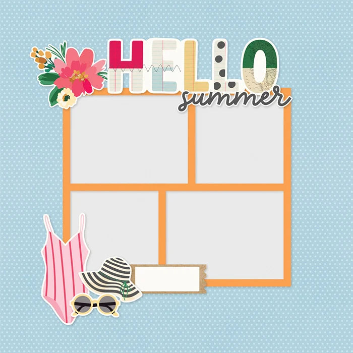 Sunny Days Simple Page Pieces - Simple Stories