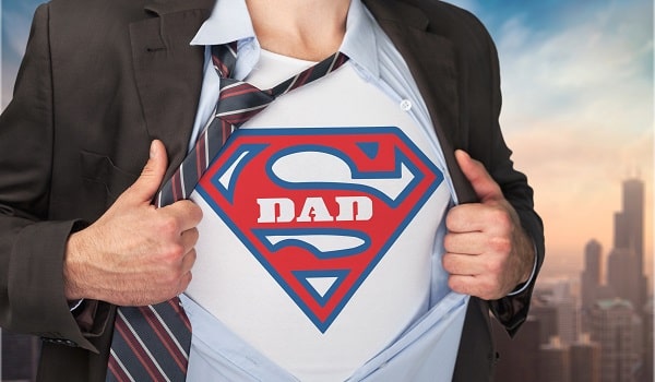 Super Dad: Hero in Every Father! SVG Image File Download