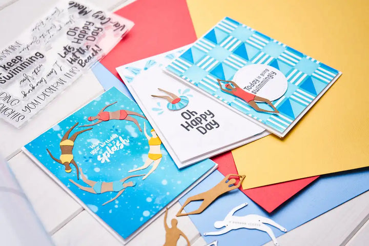 Synchronized Swimmers #2 Thinlits Dies by Catherine Pooler - Sizzix