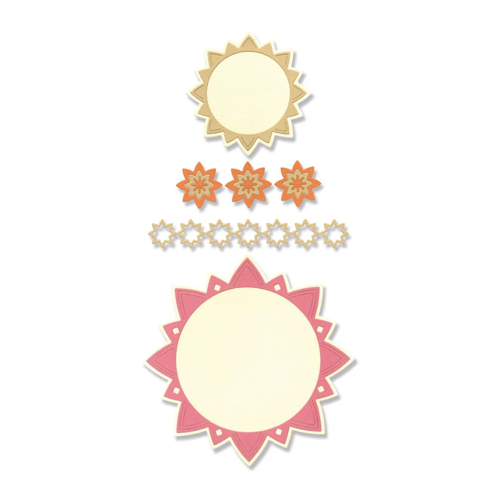 Geo Frames & Borders Thinlits Die Set - Lisa Jones - Sizzix