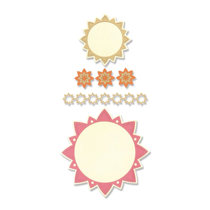 Geo Frames & Borders Thinlits Die Set - Lisa Jones - Sizzix