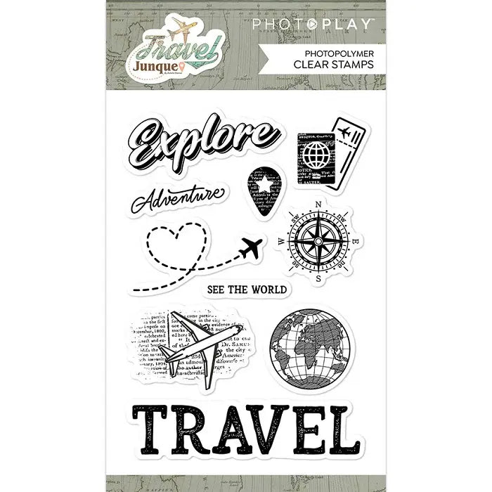 Travel Junque Stamps - PhotoPlay