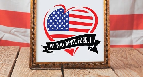 We Will Never Forget SVG Image File Download