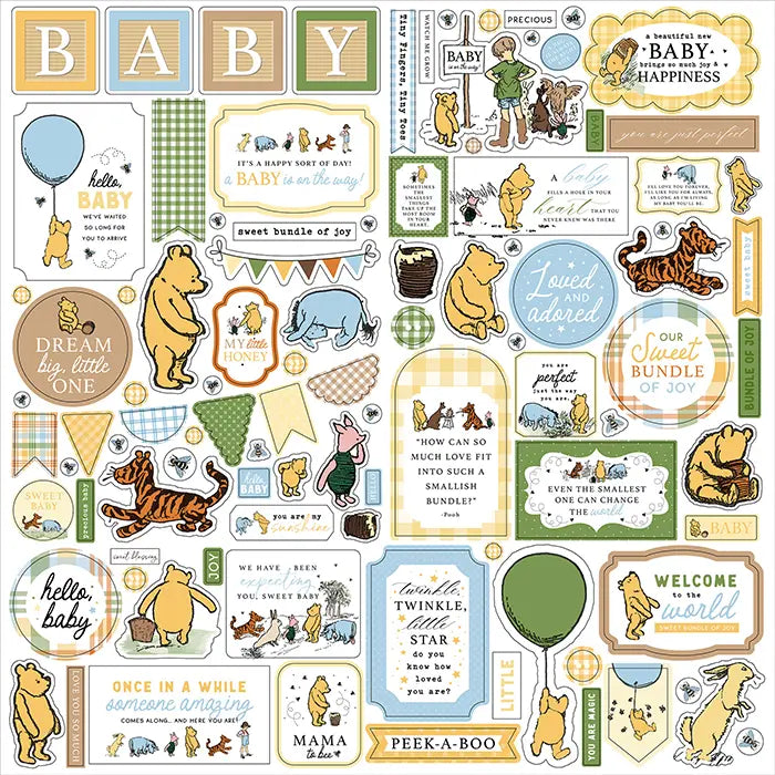 Winnie The Pooh Baby Element Sticker - Echo Park