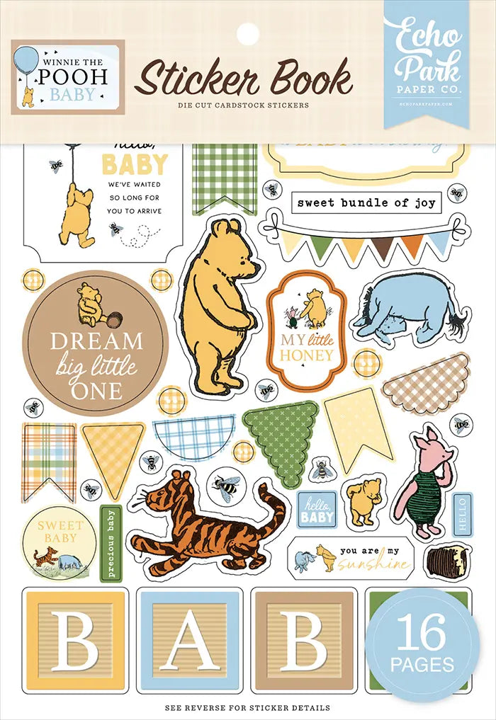 Winnie The Pooh Baby Sticker Book - Echo Park