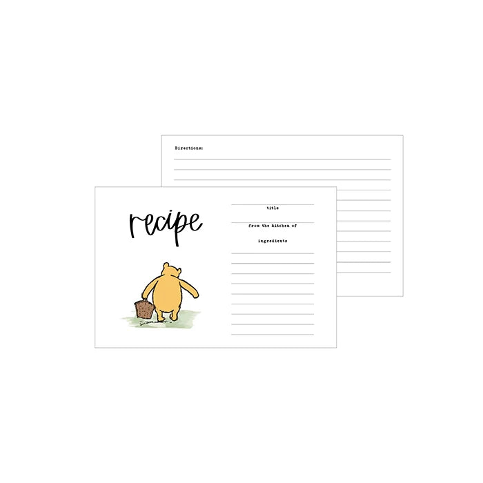 Winnie the Pooh Recipe Cards - Echo Park