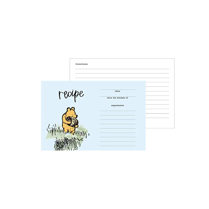Winnie the Pooh Recipe Cards - Echo Park