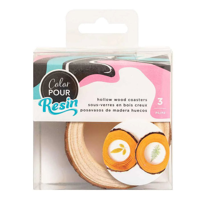 Wood Slice Coasters-Color Pour Resin-American Crafts