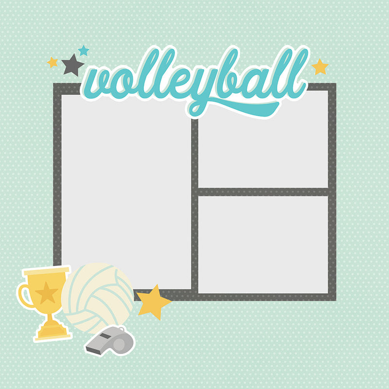 Volleyball Page Pieces - Simple Pages - Simple Stories*