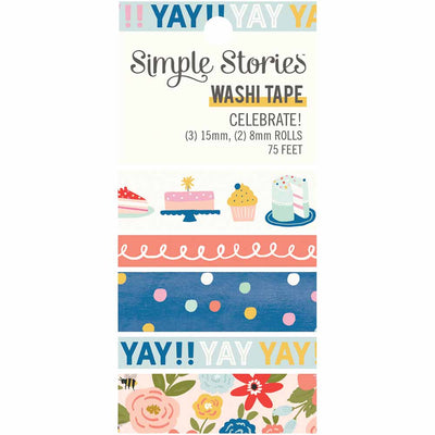 Celebrate! Washi Tape - Simple Stories - Clearance