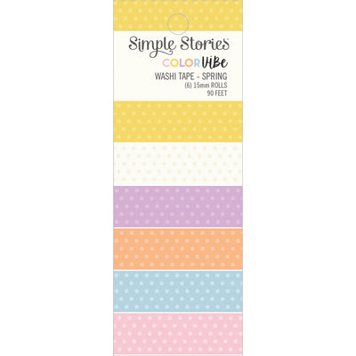 Color Vibe Washi Tape Spring- Simple Stories - Clearance