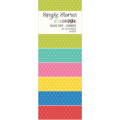 Color Vibe Washi Tape Summer- Simple Stories - Clearance