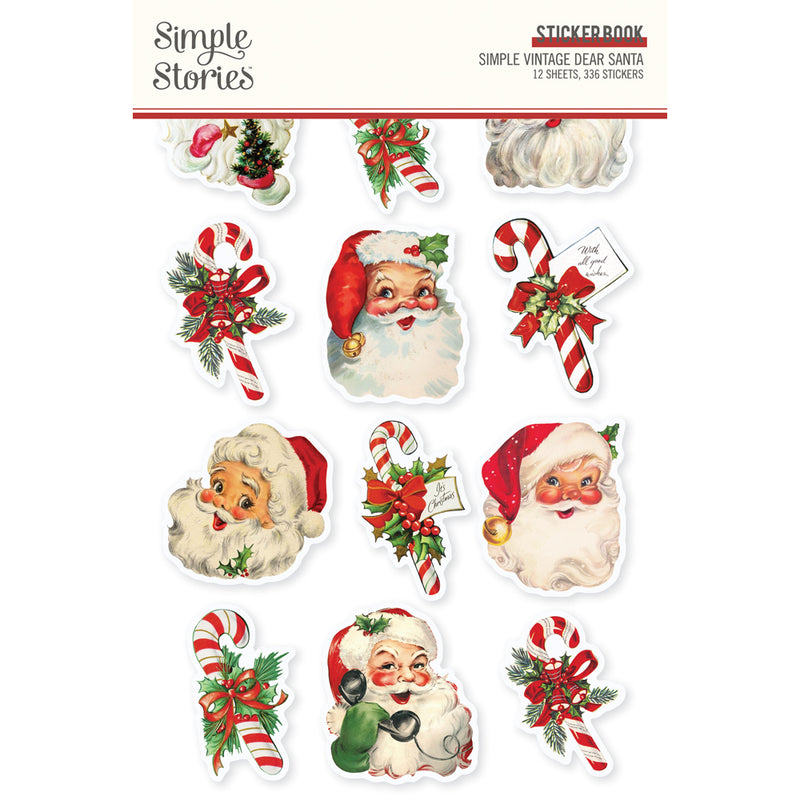 Simple Vintage Dear Santa - Sticker Book - Simple Stories
