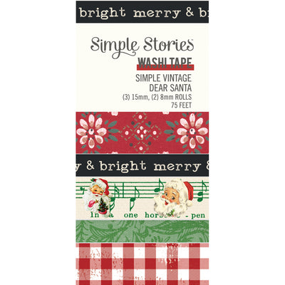 Simple Vintage Dear Santa - Washi Tape - Simple Stories