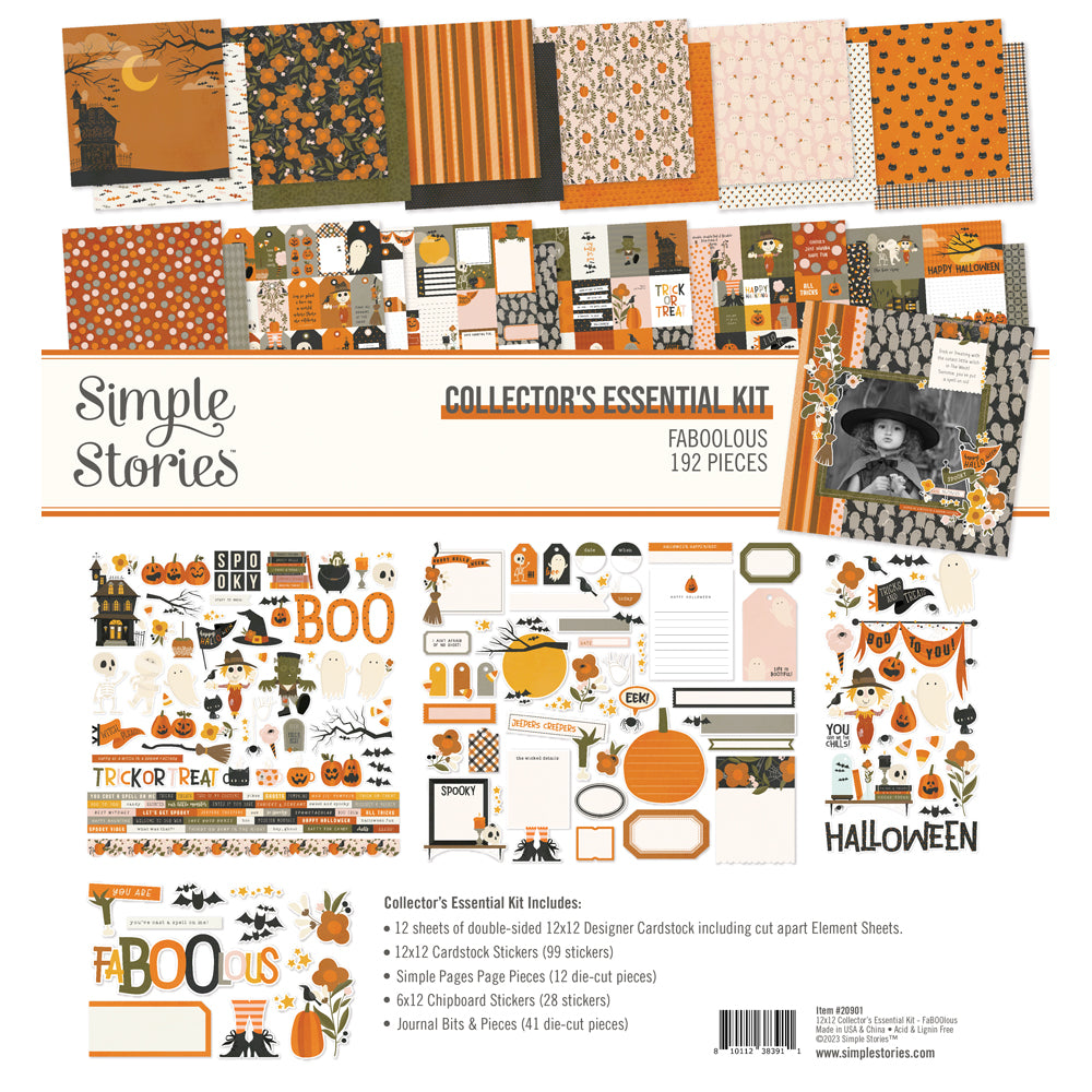 FaBOOlous - Collector's Essential Kit - Simple Stories