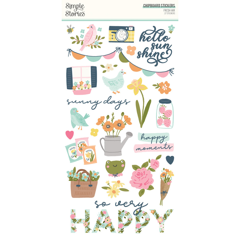 Fresh Air 6" x 12" Chipboard - Simple Stories