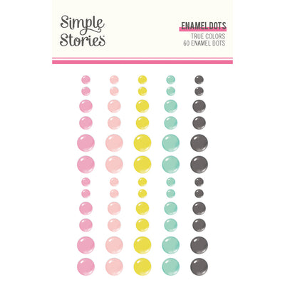 True Colors  Enamel Dots - Simple Stories