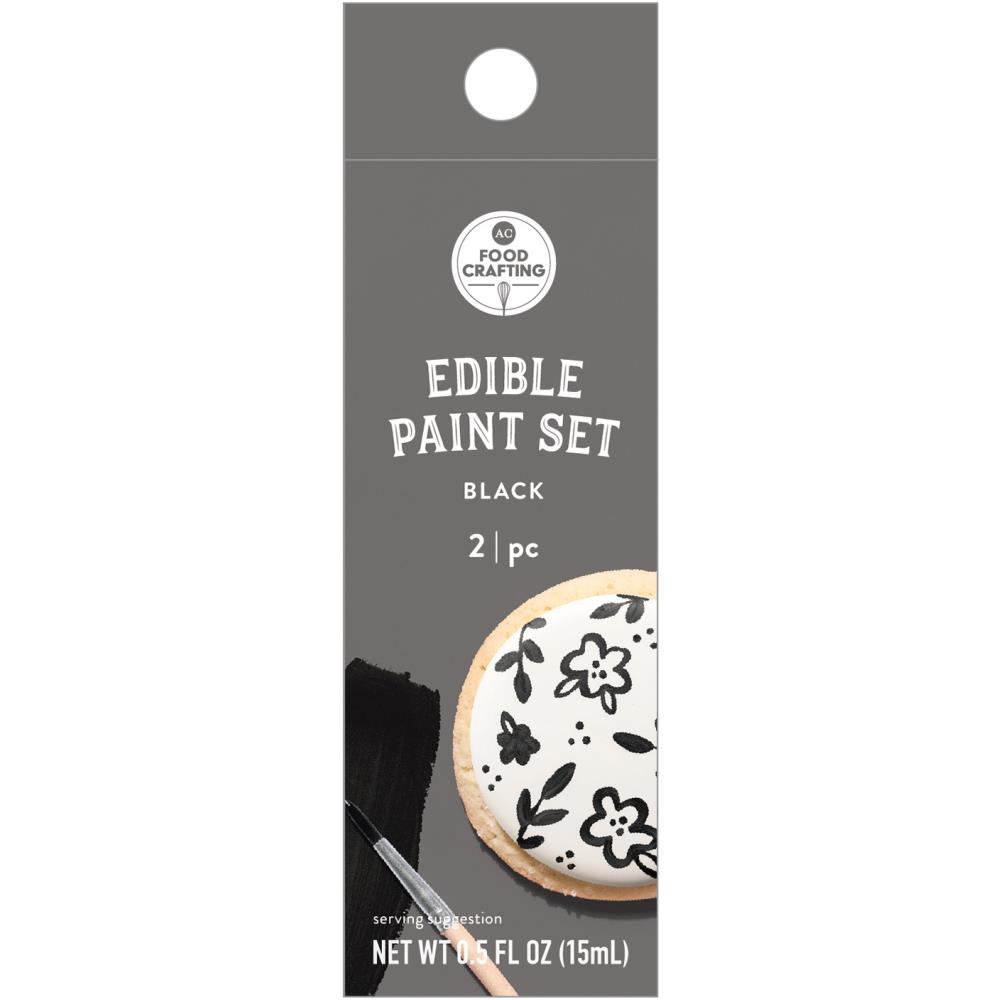 Black Edible Paint, 0.5 oz-Food Crafting-American Crafts