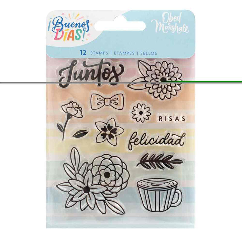 Juntos Stamps - Buenos Dias - American Crafts - Clearance