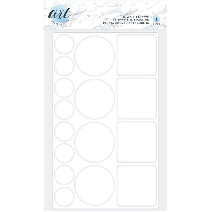 Plastic Palette, 16 Well - Art Supply Basics - American Crafts - Clearance