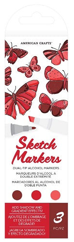 Cherry Sketch Markers - American Crafts