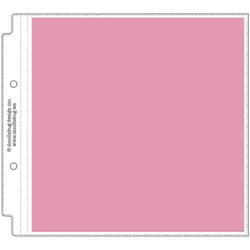 8" x 8" Layout Protectors - Made With Love - Doodlebug