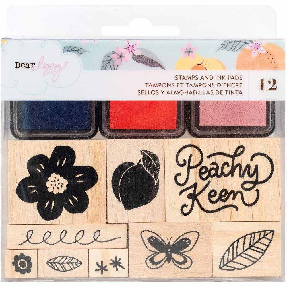 It's All Good Wooden Stamps & Ink Pads-Dear Lizzy