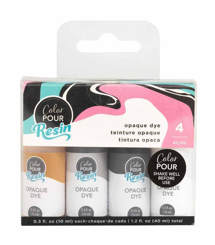 Metallic Opaque Dye Set-Color Pour Resin-American Crafts