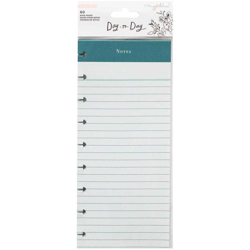 Day-to-Day Notes & Meal Plan-Crate Paper