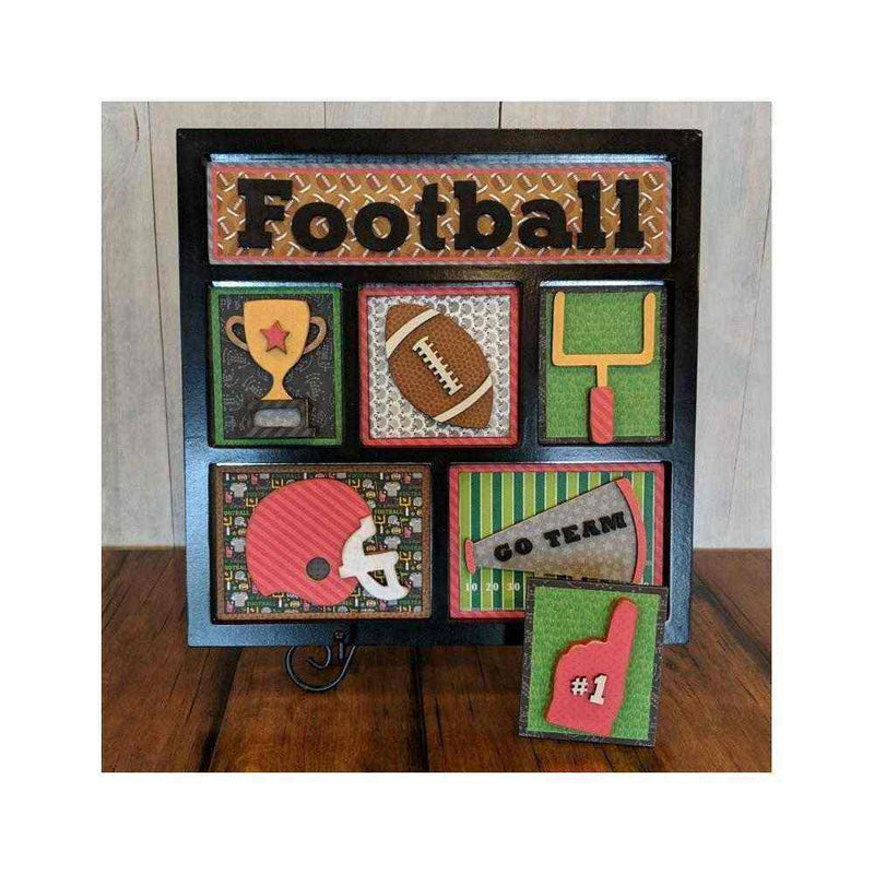 Football Shadow Box Kit - Foundations Decor