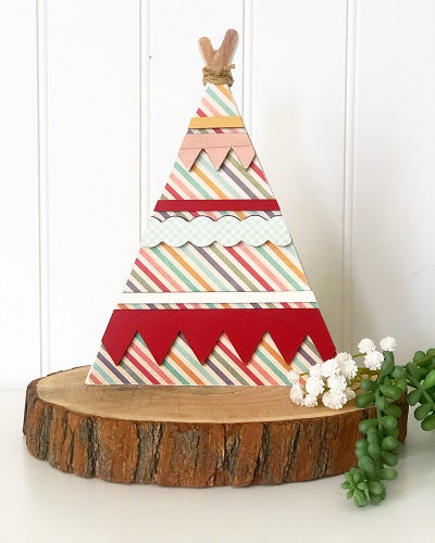 Teepee Unfinished Wood Craft - Foundations Decor