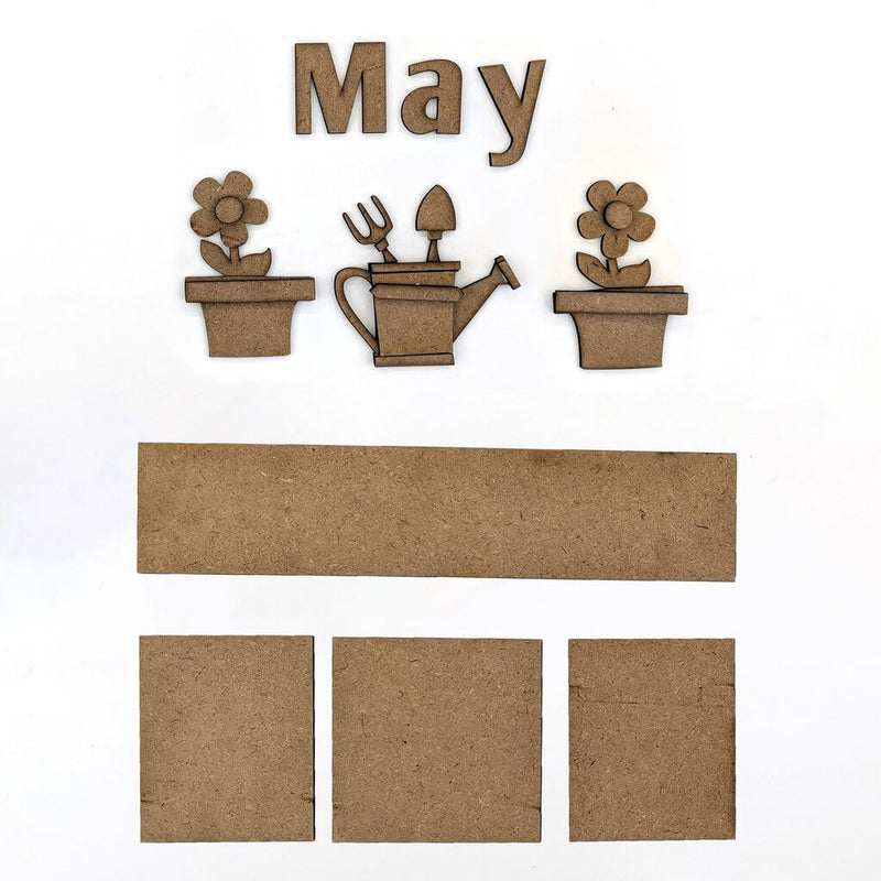 May Magnetic Calendar - Foundations Decor