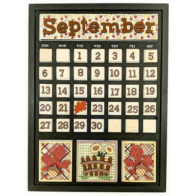 September Magnetic Calendar - Foundations Decor