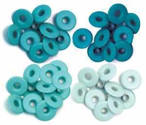 Aqua Eyelets & Washers (Wide) - Crop-A-Dile - We R Memory Keepers