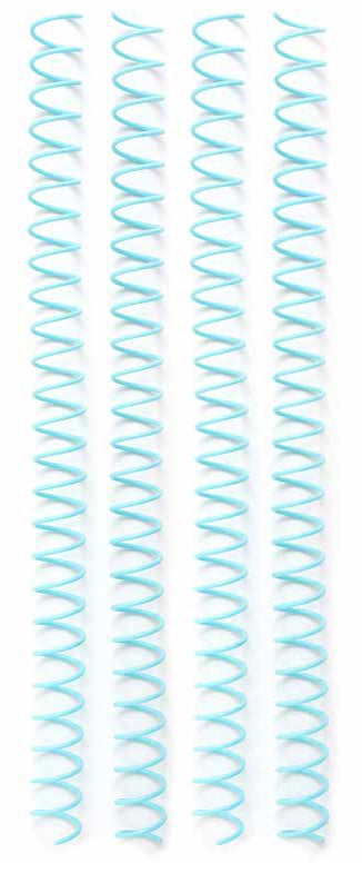 Spiral Wires, Aqua - Cinch - We R Memory Keepers