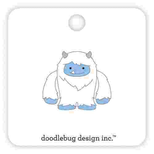 Yeti Collectible Pin - Winter Wonderland - Doodlebug Design - Clearance
