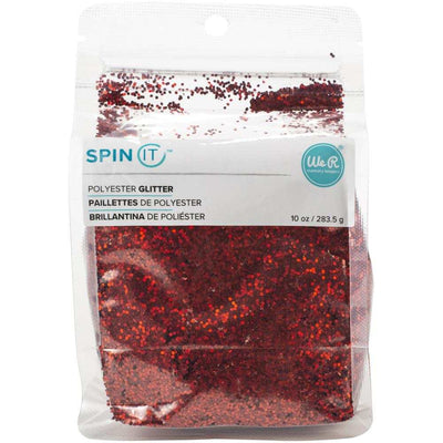 Red Chunky Glitter - Spin IT - We R Memory Keepers