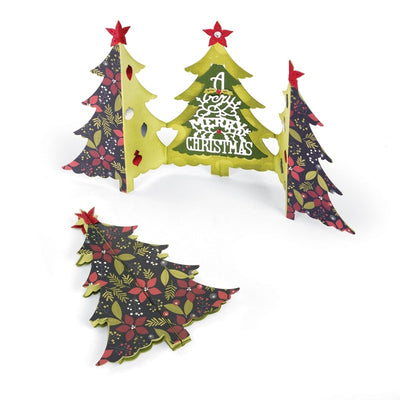 Christmas Tree Fold-a-Long Card by Jen Long