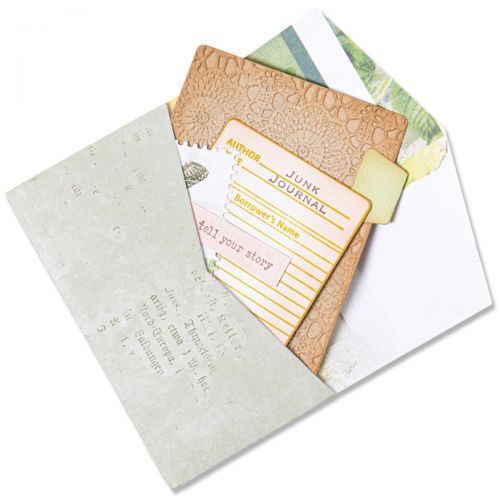 Journaling Card Envelope and Windows Thinlits Die Set- Sizzix