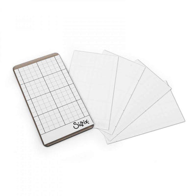 Sizzix Accessory - Sticky Grid Sheets, 2 1/2" x 4 1/2", 5 Pack inspired by Tim Holtz